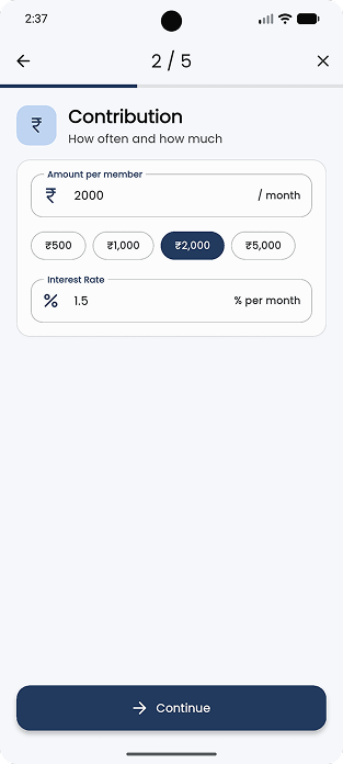 Real Mandal mobile app screen 2