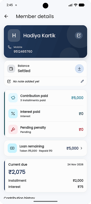 Real Mandal mobile app screen 3