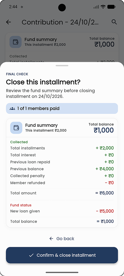 Automatic EMI tracker & live payment status