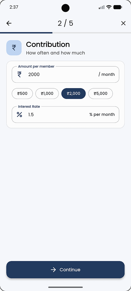 Real Mandal interface screen 2